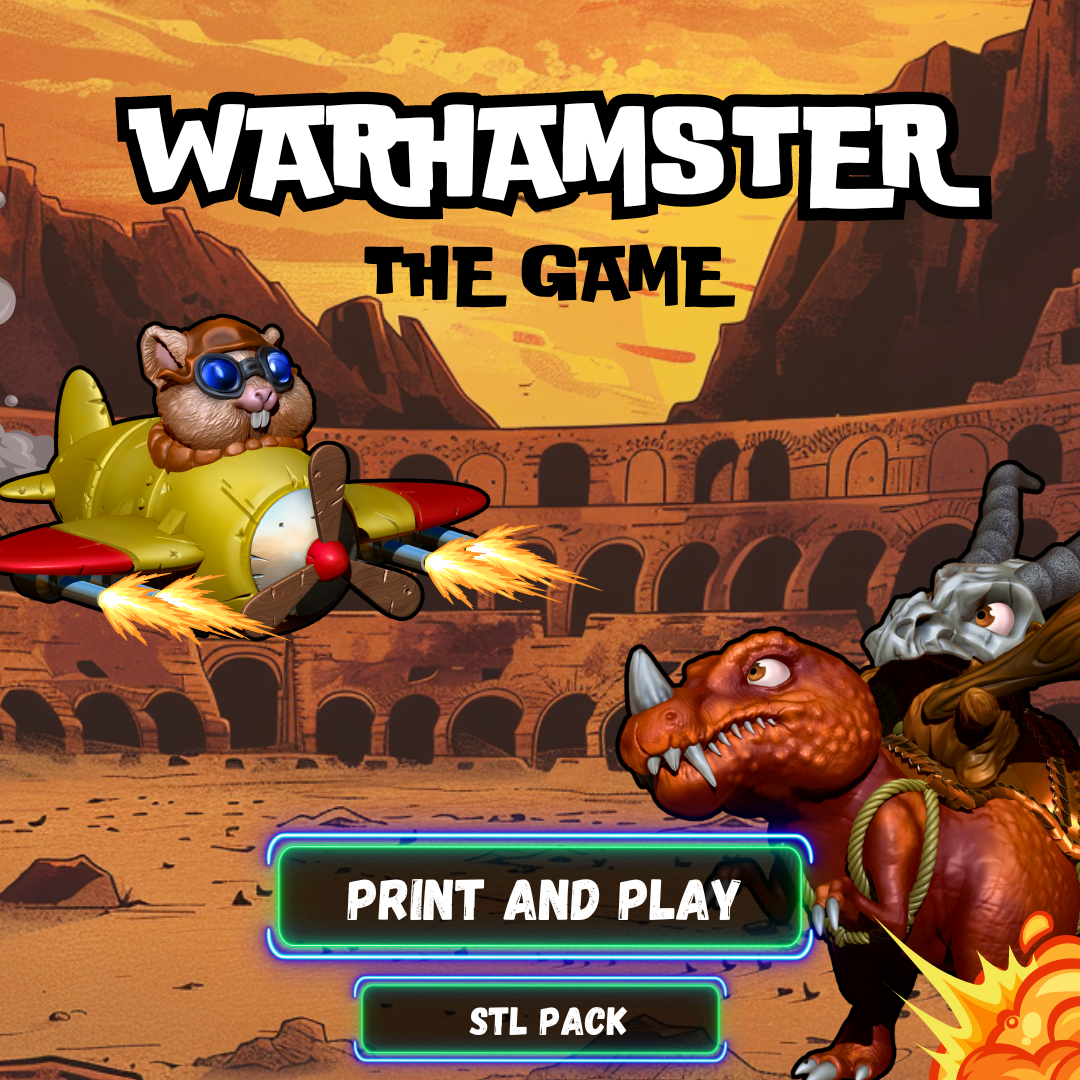 WARHAMSTER THE GAME - STL PACK